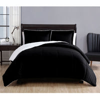 Thumbnail for 3 Piece Micro Mink Comforter Set Black Queen