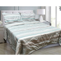Thumbnail for Hotel Living 3 Pce Light Weight Comforter Set Queen/King Oscar Mosaic