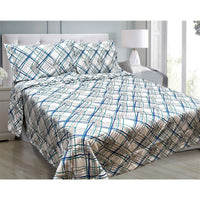 Thumbnail for Hotel Living 3 Pce Light Weight Comforter Set Queen/King Oscar Crisscross