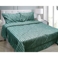 Thumbnail for Hotel Living 3 Pce Light Weight Comforter Set Queen/King Oscar Herringbone