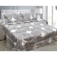 Thumbnail for Hotel Living 3 Pce Light Weight Comforter Set Queen/King Oscar Curves