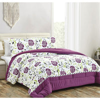 Thumbnail for Hotel Living 3 Pce Light Weight Microfiber Comforter Set Padini Queen/King D2