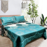 Thumbnail for Hotel Living 3 Pce Light Weight Comforter Set Queen/King Ultimo Teal Forest