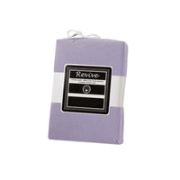 Thumbnail for Revive Lilac 100% Cotton Jersey Super Soft Fitted Sheet Combo Set King Single 35cm Wall