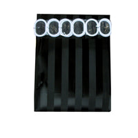 Thumbnail for Jacquard Stripe Shower Curtain Black