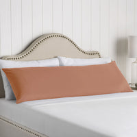 Thumbnail for Artex 100% Cotton Body Pillowcase Ash Coral