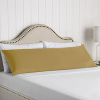 Thumbnail for Artex 100% Cotton Body Pillowcase Gold