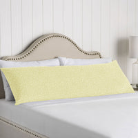Thumbnail for Artex 100% Cotton Body Pillowcase Maze Rich Cream
