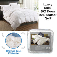 Thumbnail for Luxury Duck 80% Down 20% Feather Quilt King