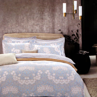 Thumbnail for 250TC Cotton Reversible Quilt Cover Set Ash King