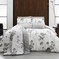 Thumbnail for Coverley Grey Quilt Cover Set Queen
