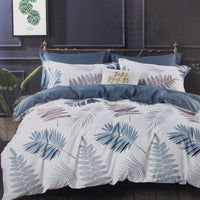 Thumbnail for Destiny 100% Cotton Reversible Quilt Cover Set King