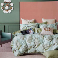 Thumbnail for Echuca House 100% Cotton Reversible Quilt Cover Set King