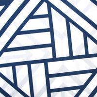 Thumbnail for Artex Navy Enzi Geometric Pattern Printed Microfiber Polyester Quilt Cover Set Queen