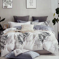 Thumbnail for Fernwood 100% Cotton Reversible Quilt Cover Set Queen