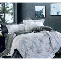 Thumbnail for Hudson 100% Cotton Quilt Cover Set - Queen