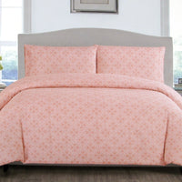 Thumbnail for Artex Peach Nzeppel Quilt Cover Set Queen