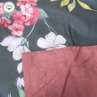 Thumbnail for 400TC Cotton Sateen Quilt Cover Set Secret Garden King