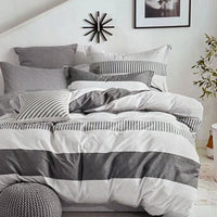 Thumbnail for Urban House 100% Cotton Reversible Quilt Cover Set King