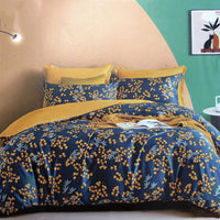Thumbnail for 400TC Cotton Sateen Quilt Cover Set Xanthia King