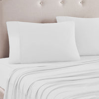 Thumbnail for Art Terrace Microfiber Sheet Set Queen 33cm Wall White