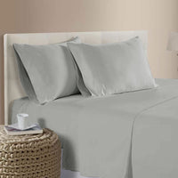 Thumbnail for 400TC Bamboo Cotton Sheet Set Silver Queen