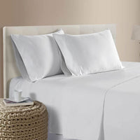Thumbnail for 400TC Bamboo Cotton Sheet Set White Queen