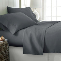 Thumbnail for 400TC Cotton Sateen Sheet Set King - Grey