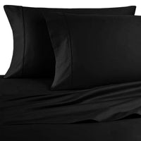 Thumbnail for Artex 250TC 100% Cotton Sheet Set Queen Black