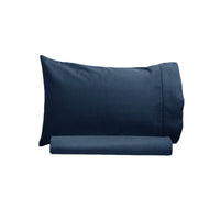 Thumbnail for Artex 250TC 100% Cotton Sheet Set Single Navy