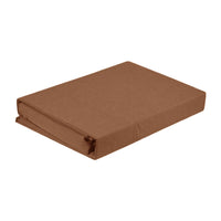 Thumbnail for Artex Microfibre Sheet Set Single Brown