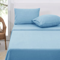 Thumbnail for Polar Fleece Sheet Set Double 30cm Wall Sky