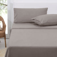 Thumbnail for Polar Fleece Sheet Set King 36cm Wall with King Pillowcases Taupe