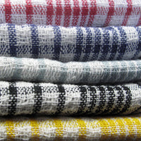 Thumbnail for Hotel Living Checkered Set of 5 Cotton Tea Towels