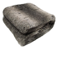 Thumbnail for Faux Fur Luxury Animal Throw Rug Wild Deer