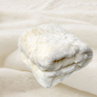 Thumbnail for Polar Bear Luxury Faux Fur Throw Rug 127 x 152 cm