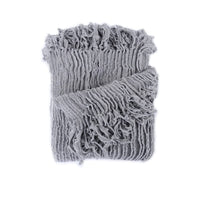 Thumbnail for Dylan Grey Knitted Throw Rug