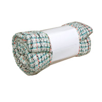 Thumbnail for Hotel Living Evie Knitted Fringe Throw Rug Design 1