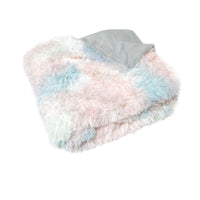 Thumbnail for Finley Multi Colour Collection Shaggy Throw Rug 127 x 152cm Pastel Hues