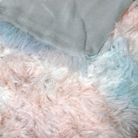 Thumbnail for Finley Multi Colour Collection Shaggy Throw Rug 127 x 152cm Pastel Hues