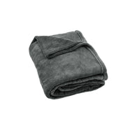 Thumbnail for Super Soft Coral Fleece Large Throw Rug Grey