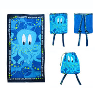 Thumbnail for Extra Large Beach Towel N Bag Octopus