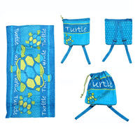 Thumbnail for Kids Beach Towel N Bag Turtle