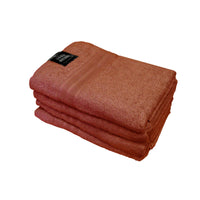 Thumbnail for 550GSM Set of 4 100% Cotton Terry Bath Towels 70 x 140 cm Ginger