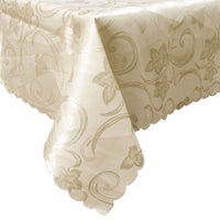 Thumbnail for Deco Cream Luxury Jacquard Tablecloth 150 x 270 cm