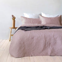Thumbnail for Bambury Paisley Embossed Dusk Coverlet Set Queen/King