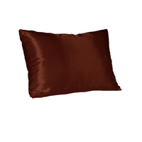 Thumbnail for Bambury Satin Standard Pillowcase Chocolate
