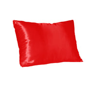Thumbnail for Bambury Satin Standard Pillowcase Scarlet