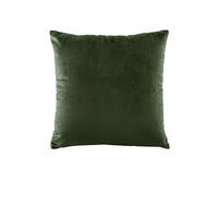 Thumbnail for Bianca Vivid Coordinates Square Forest Green Velvet Cushion