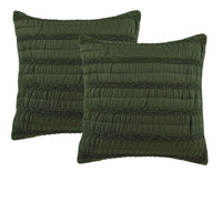 Thumbnail for Bianca Pair of Vienna Green European Pillowcases